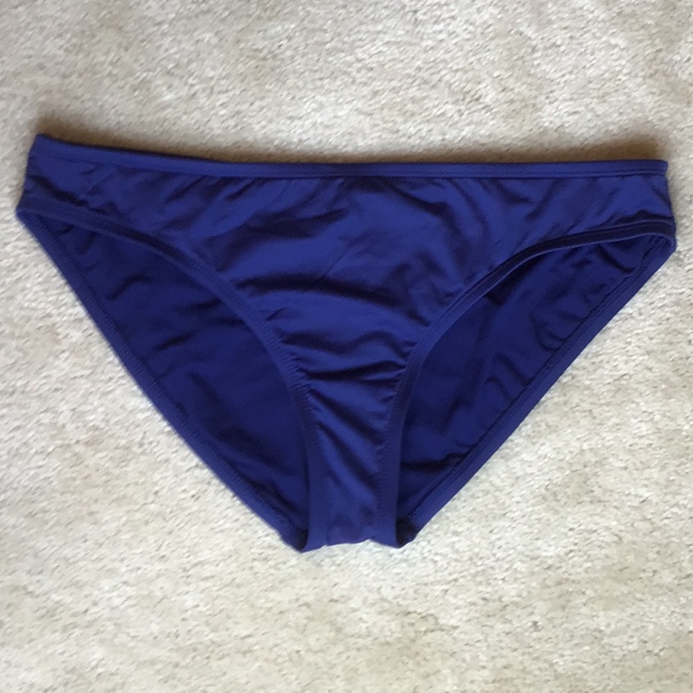 Apt 9 Ruched Back Swim Bottom, Size Medium, Blue